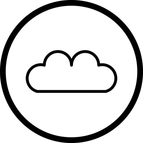 Vector wolk pictogram