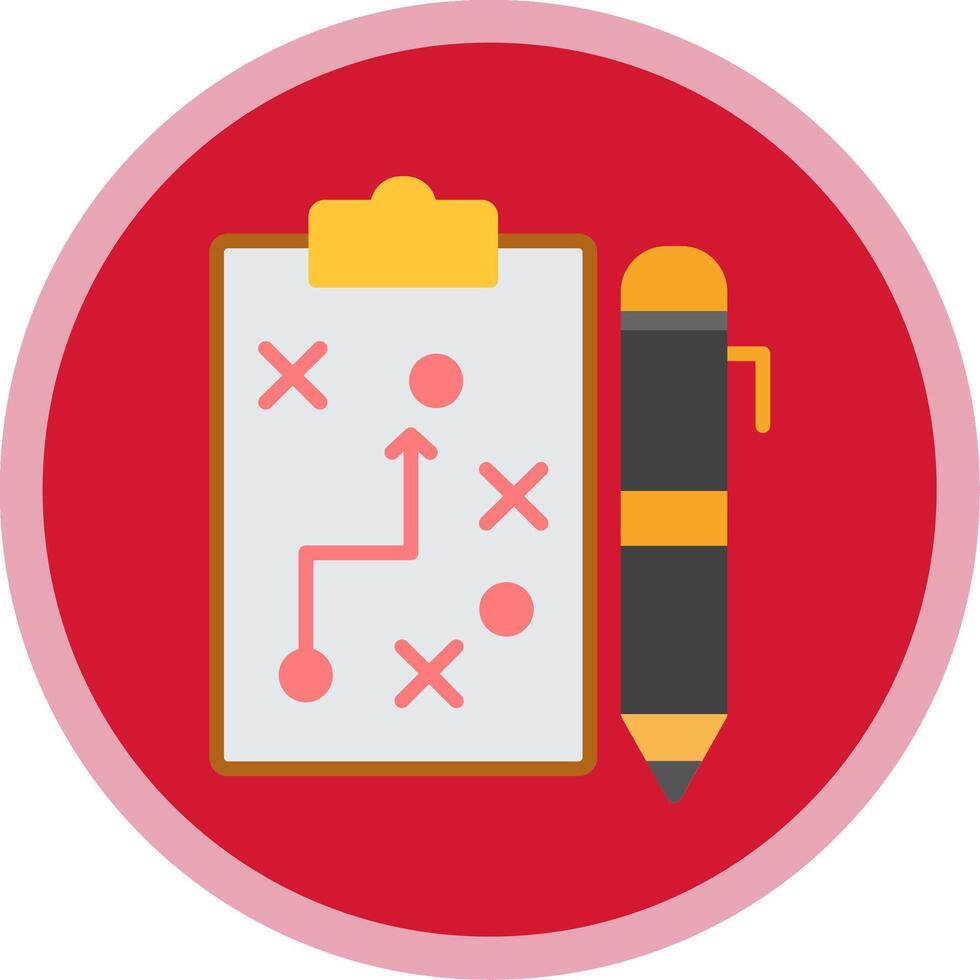 planning vlak multi cirkel icoon vector