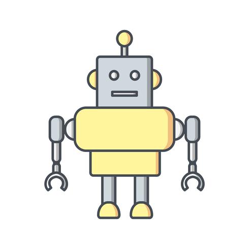 robot vector pictogram