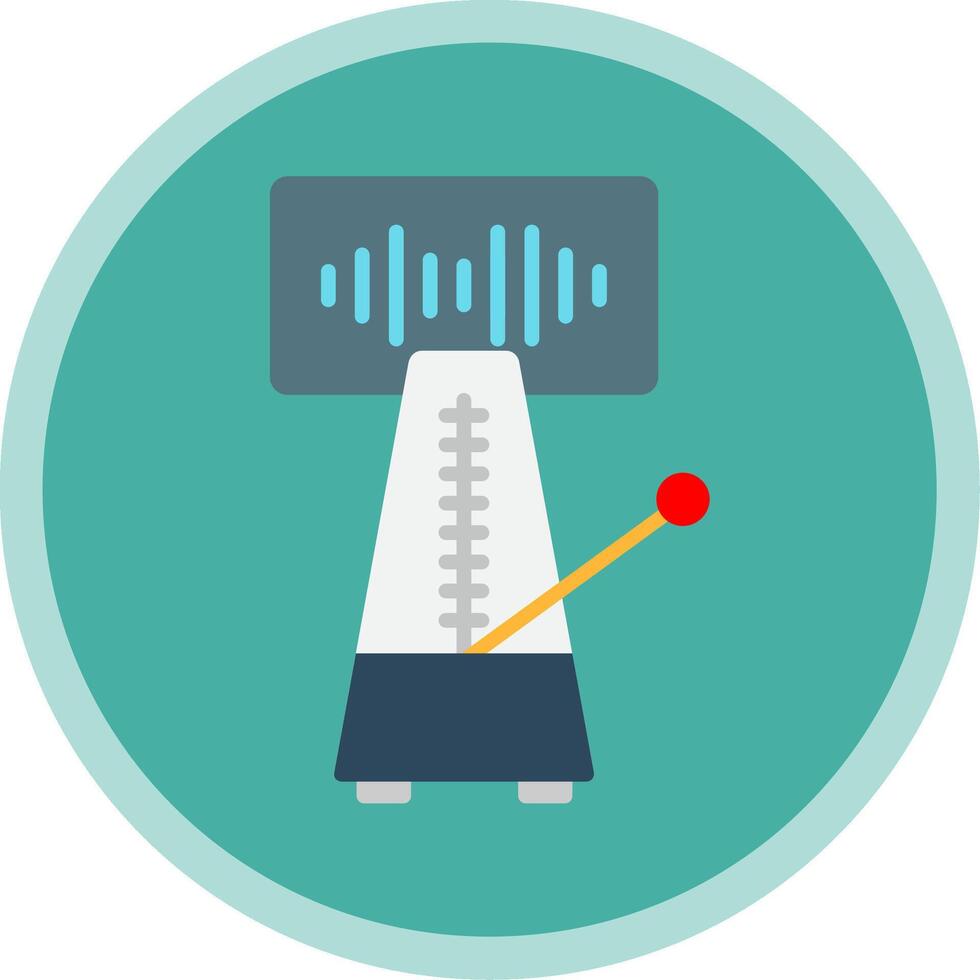 metronoom vlak multi cirkel icoon vector