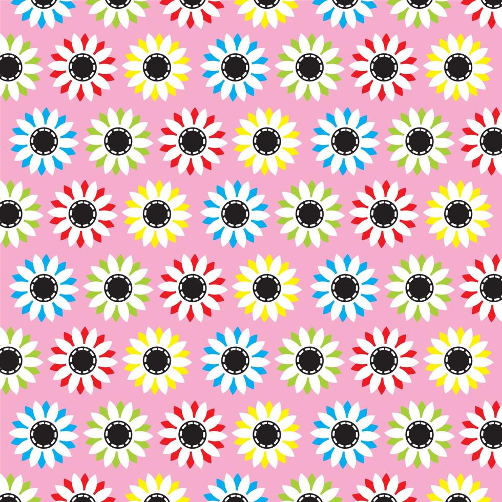 bloem patroon achtergrond behang vector illustratie bewerkbaar