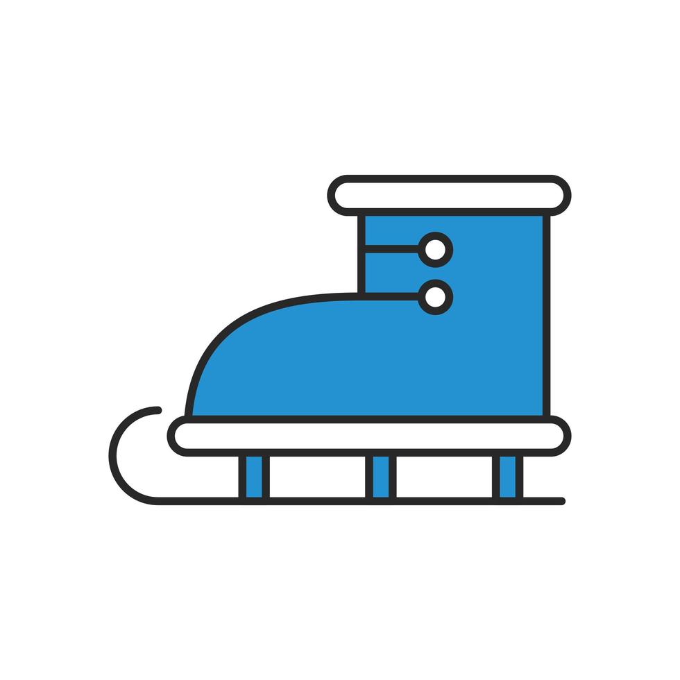 sneeuw skate sport geïsoleerd pictogram vector