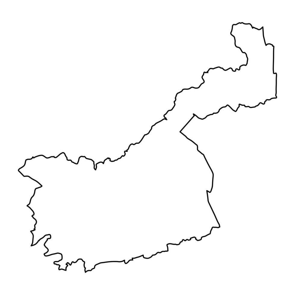 kakamega provincie kaart, administratief divisie van Kenia. illustratie. vector