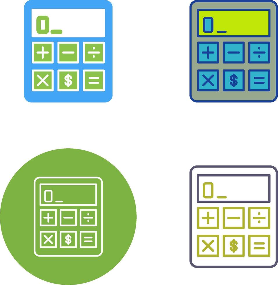 rekenmachine pictogram ontwerp vector