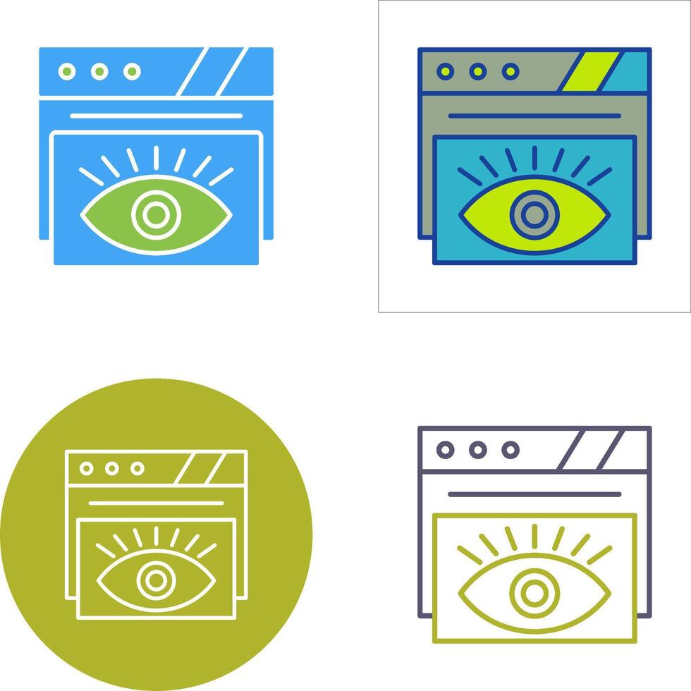 oog pictogram ontwerp vector