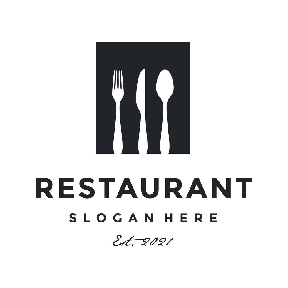 voedsel restaurant logo inspiratie. ontwerp sjabloon vector