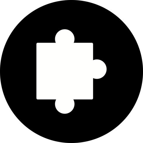 Vector puzzel stuk pictogram