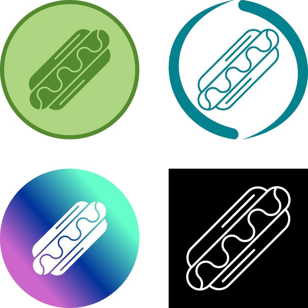 hotdog icoon ontwerp vector