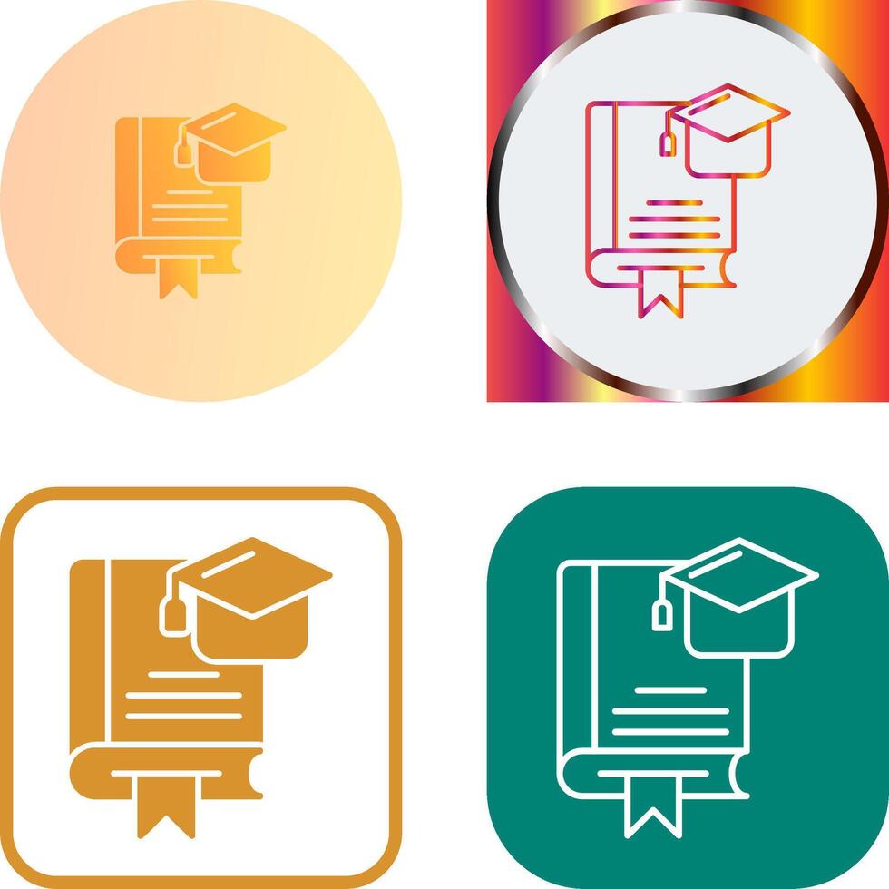 diploma uitreiking icoon ontwerp vector