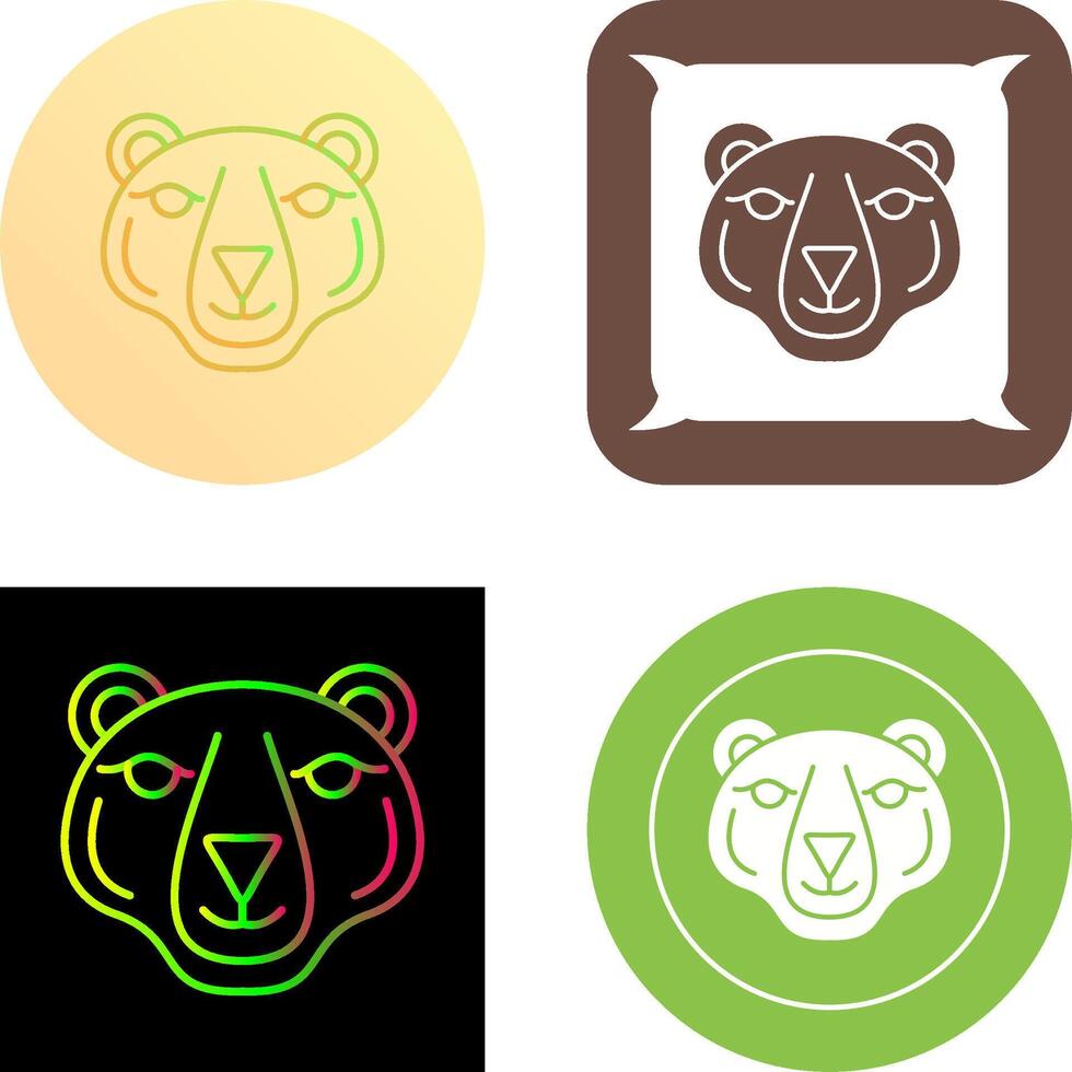polair beer icoon ontwerp vector