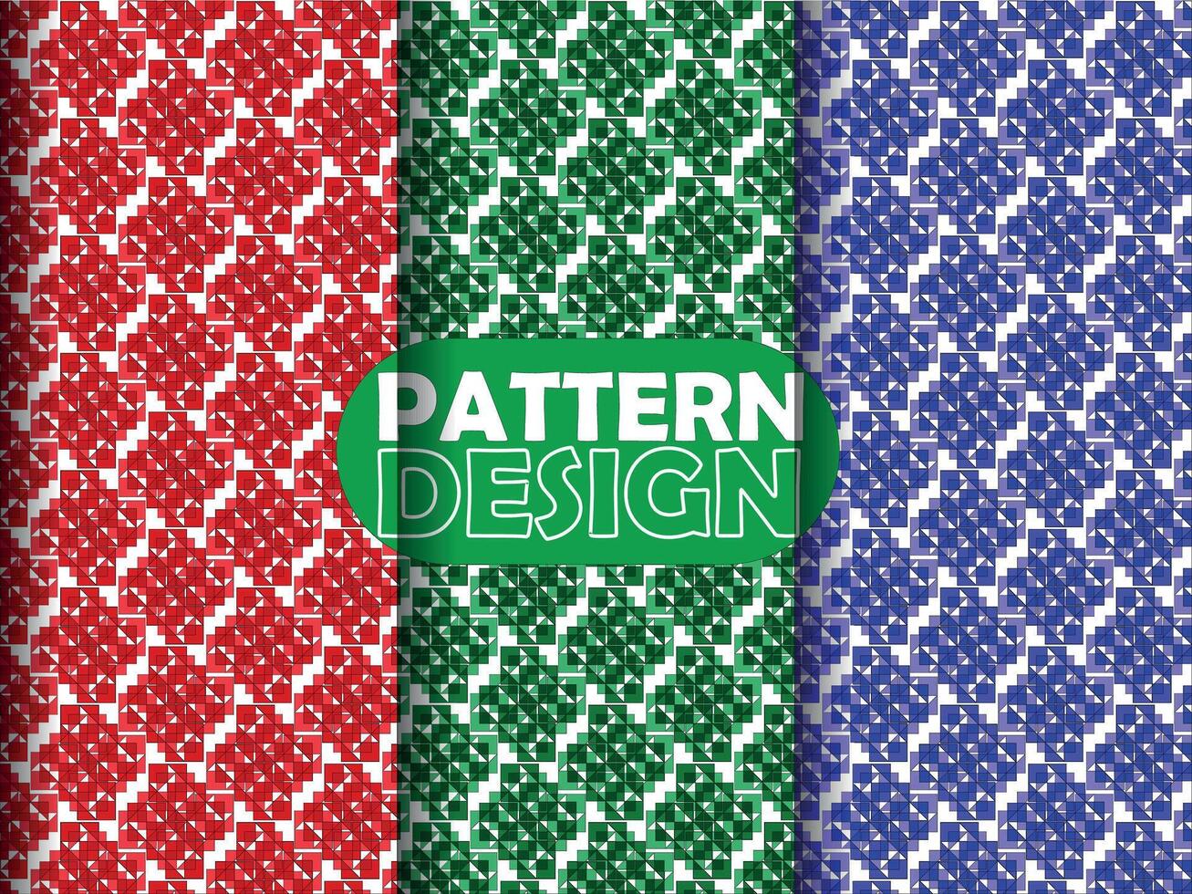 naadloos textiel meetkundig patroon ontwerp vector