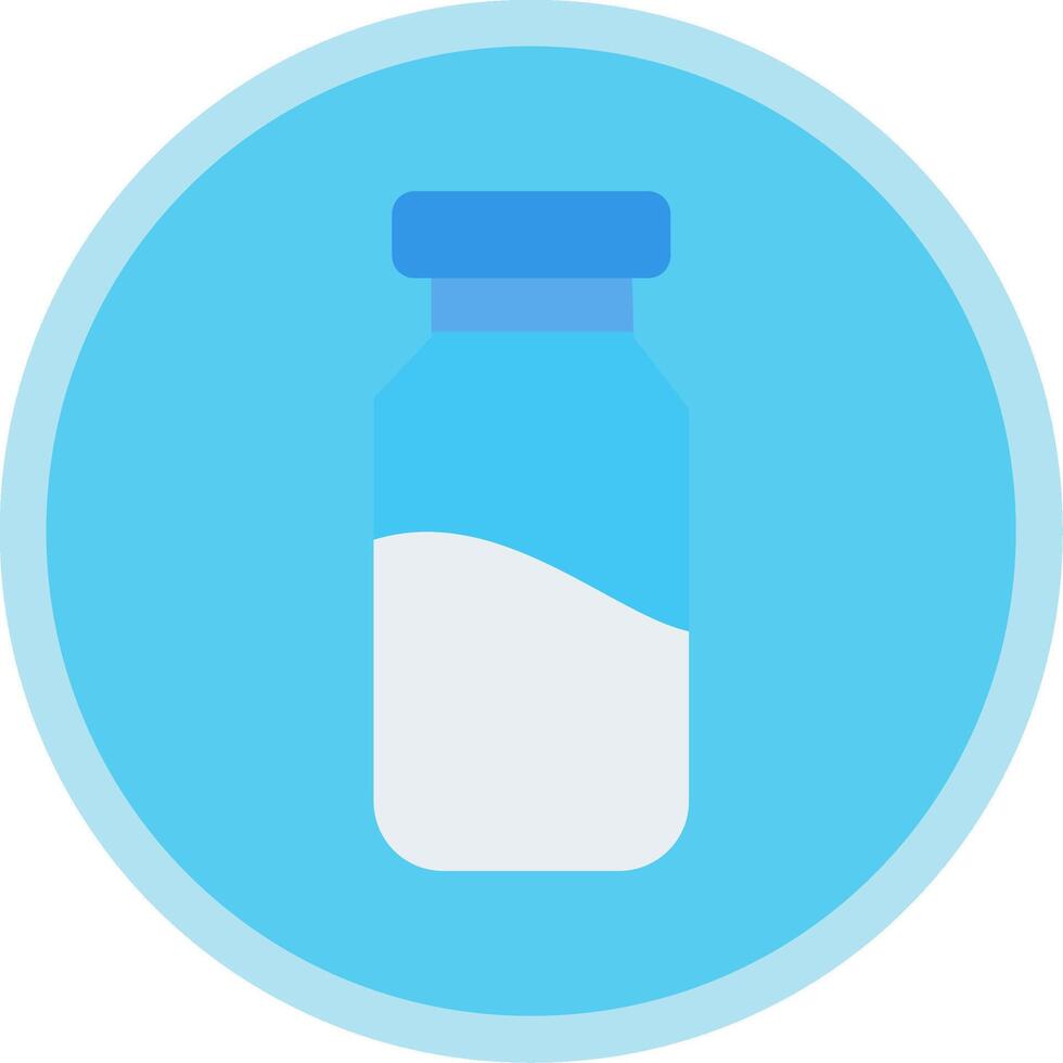 melk pot vlak multi cirkel icoon vector