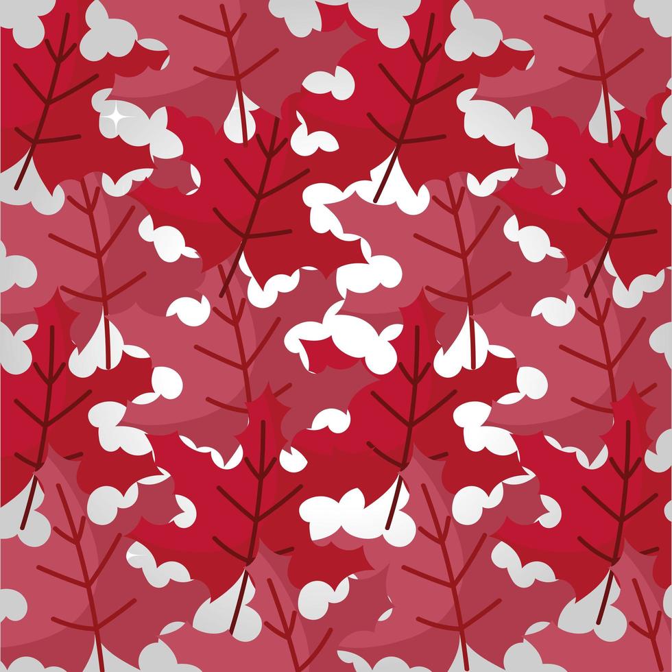 rode herfstbladeren achtergrond vector design