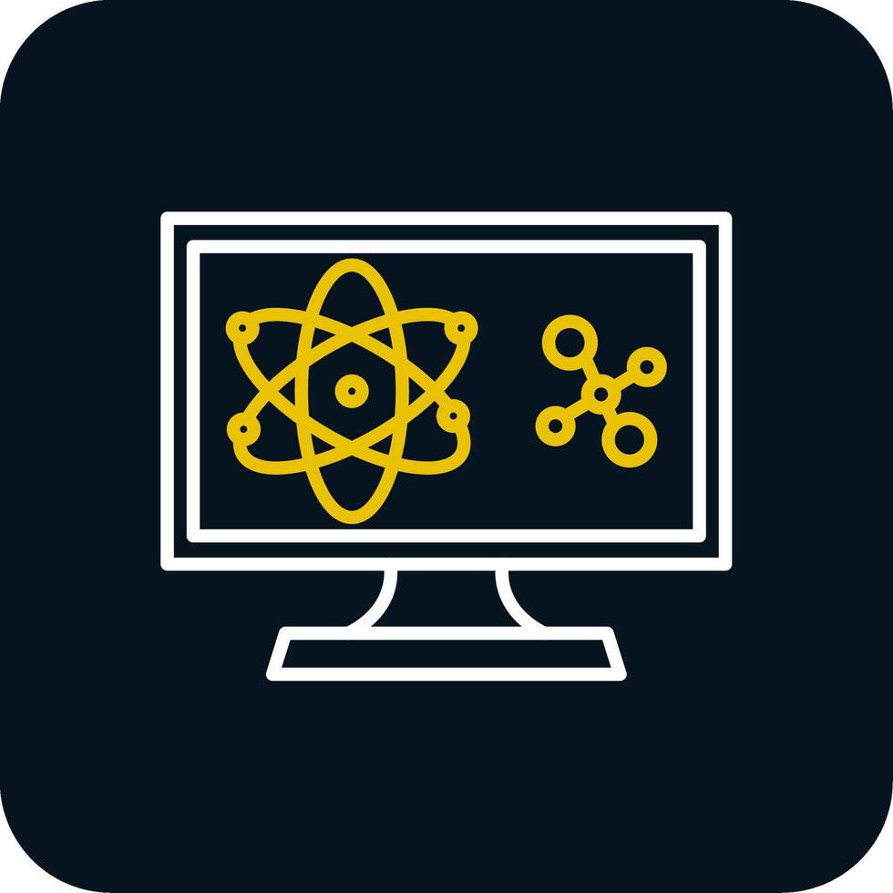 computer wetenschap lijn rood cirkel icoon vector