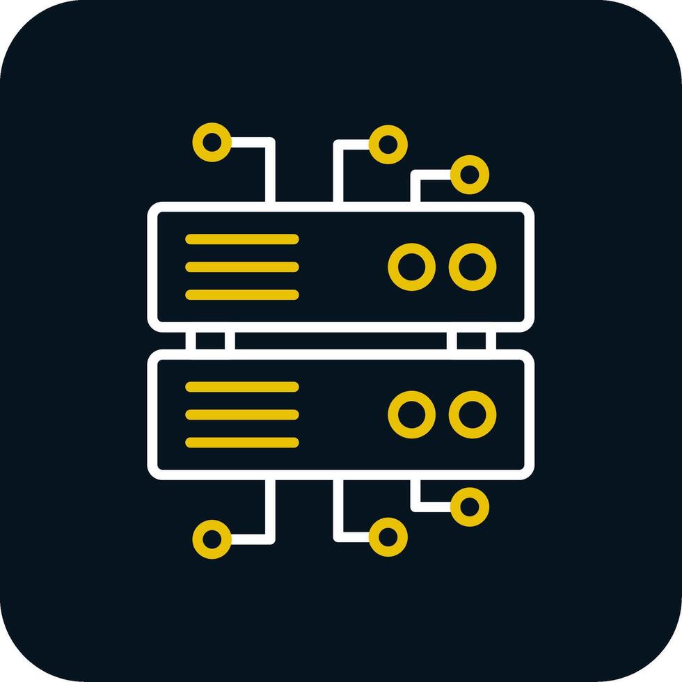 databank architectuur lijn rood cirkel icoon vector