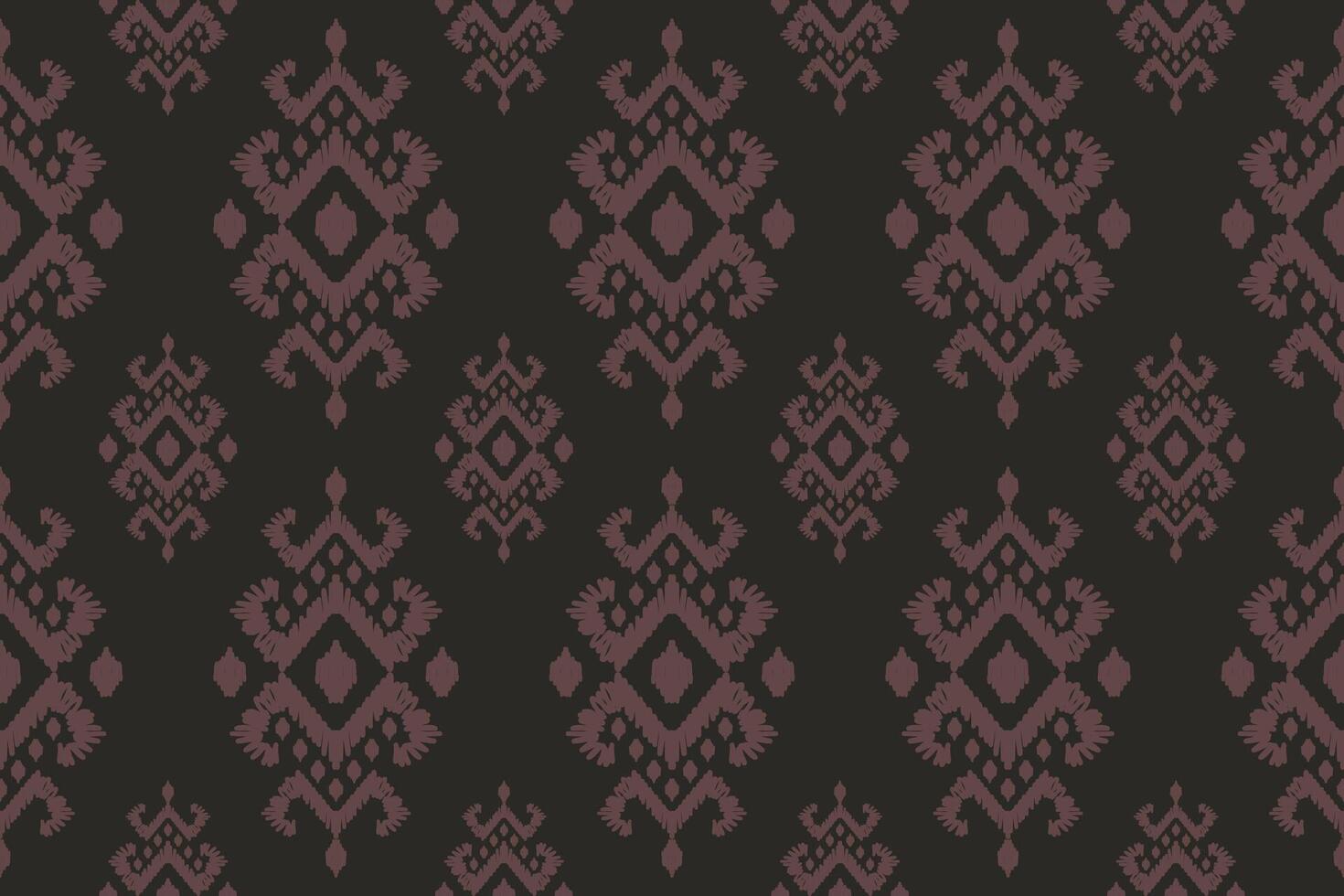 ikat tribal Indisch naadloos patroon. etnisch aztec kleding stof tapijt mandala ornament inheems boho chevron textiel.geometrisch Afrikaanse Amerikaans oosters traditioneel illustraties. borduurwerk stijl. vector