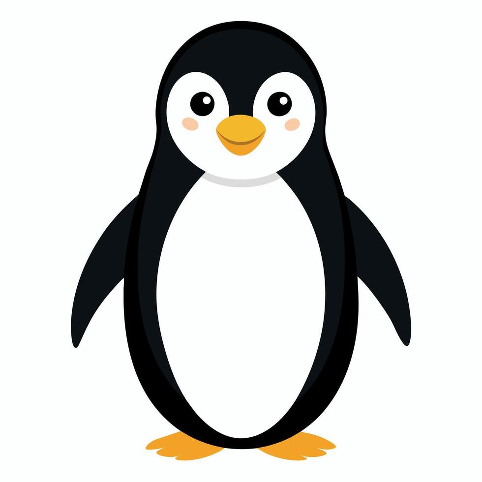 pinguïn vlak stijl illustratie vector