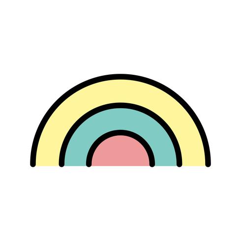 Regenboog Vector Icon