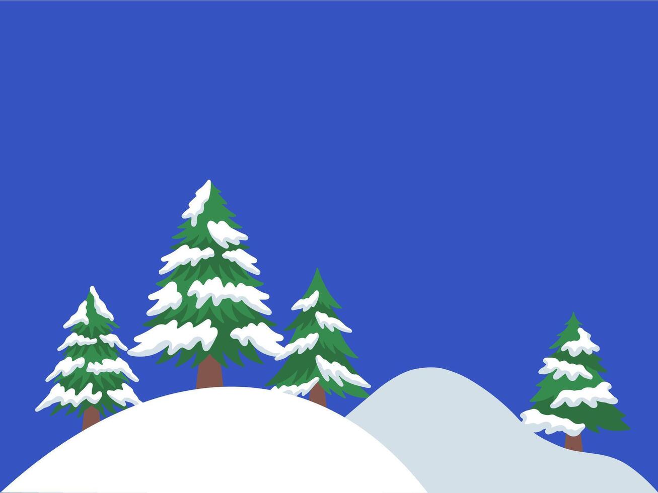 Kerstmis boom kader achtergrond illustratie vector
