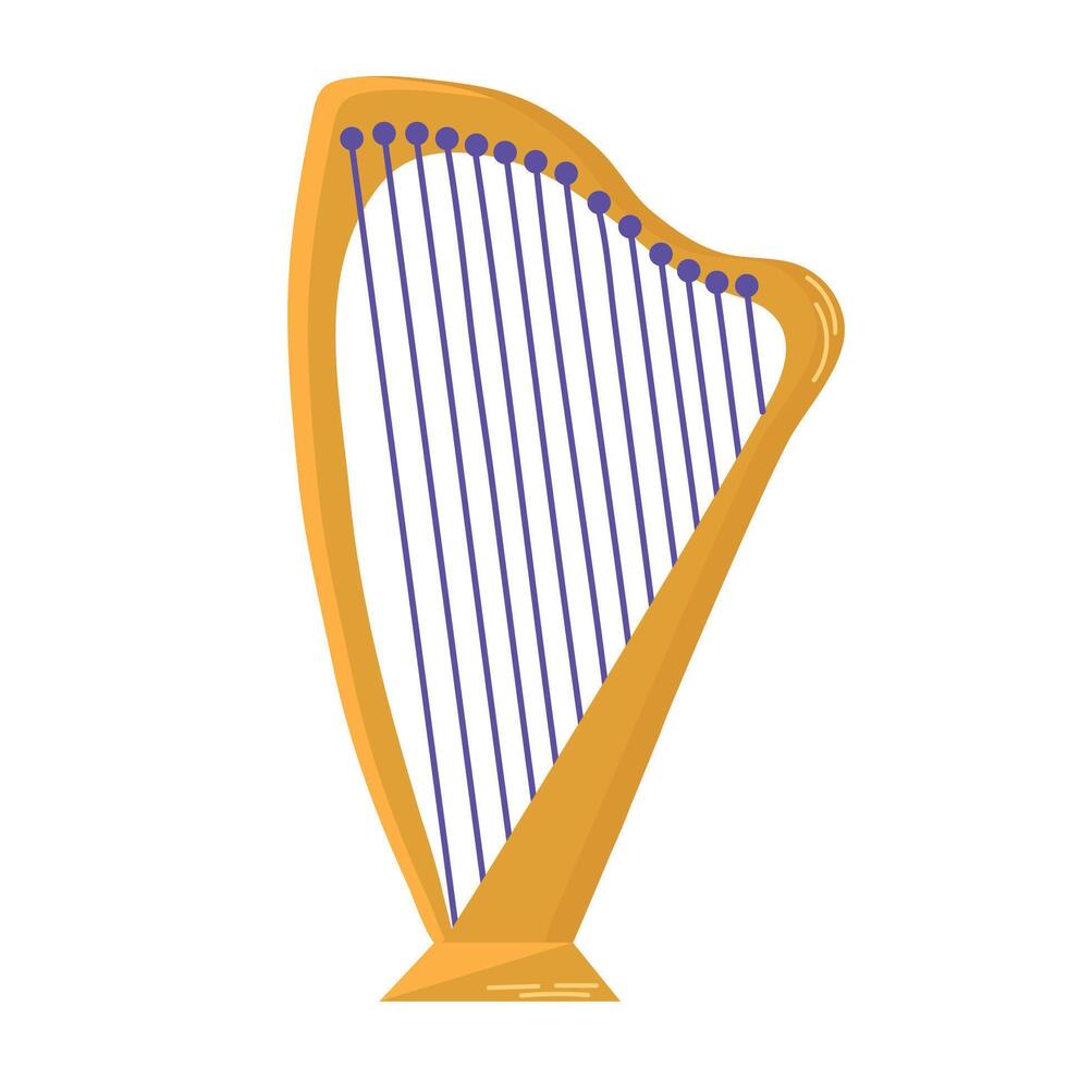 hefboom harp icoon clip art avatar logotype geïsoleerd illustratie vector