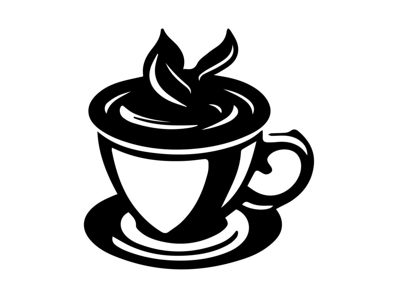 kop koffie vector