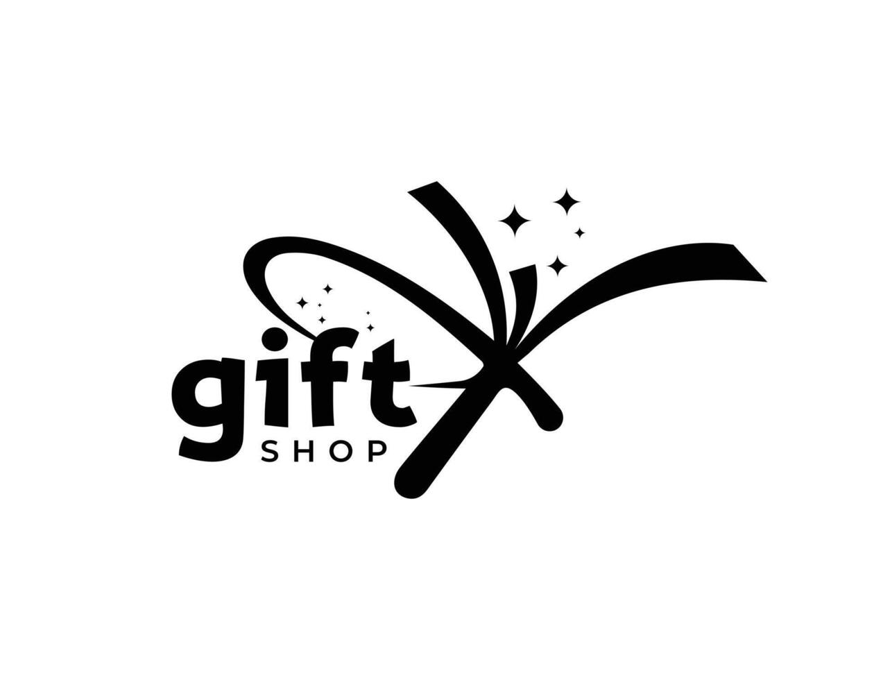 modern geschenk winkel eerste brief logo ontwerp, geschenk winkel logo ontwerp, geschenk logo ontwerp vector