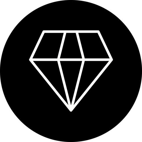 Vector diamant pictogram