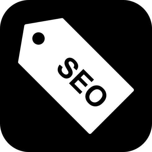 vector seo labelpictogram