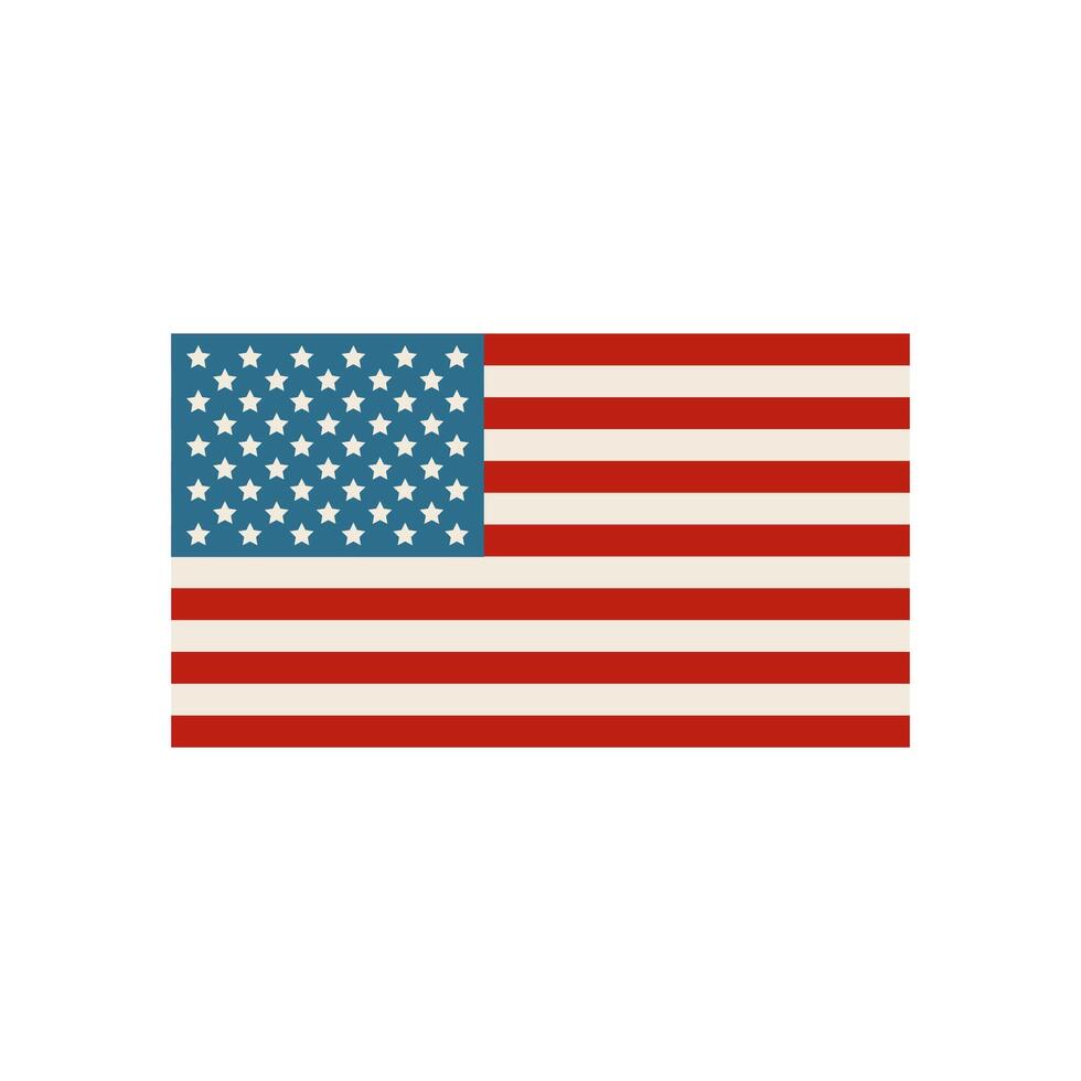 Amerikaans vlag Verenigde Staten van Amerika, Verenigde staten van Amerika, geïsoleerd grafisch vector