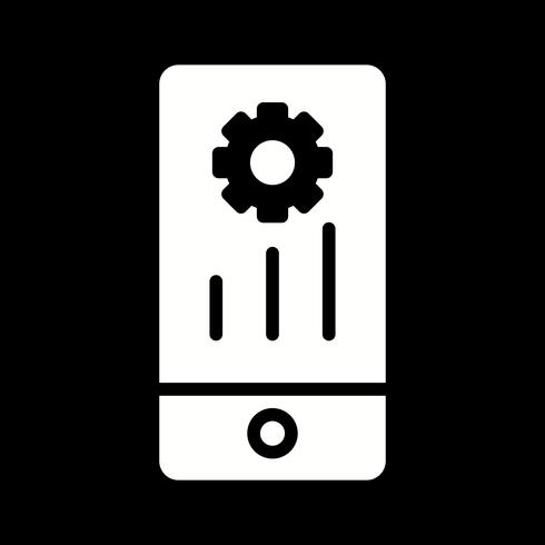 Vector mobiele marketing pictogram