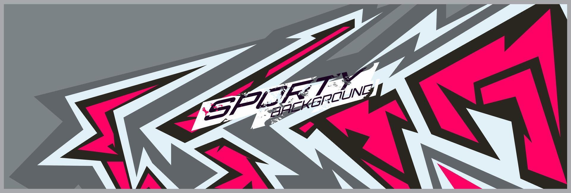 abstract auto inpakken ontwerp modern racing achtergrond ontwerp voor voertuig wrap, racing auto, rally, enz vrij . vector