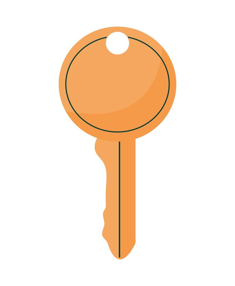 oranje sleutel illustratie vector