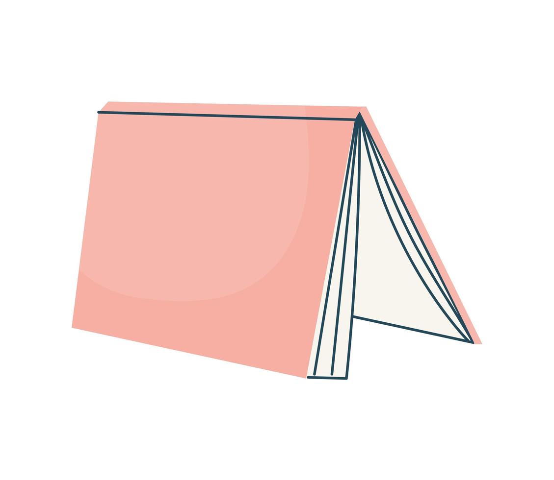 mooi roze boek vector