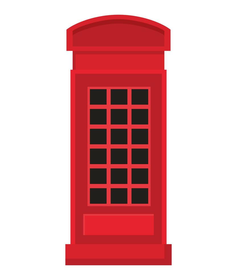 londen telefooncel vector