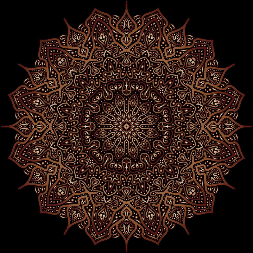 mandala kunst voor sjabloon achtergrond vector