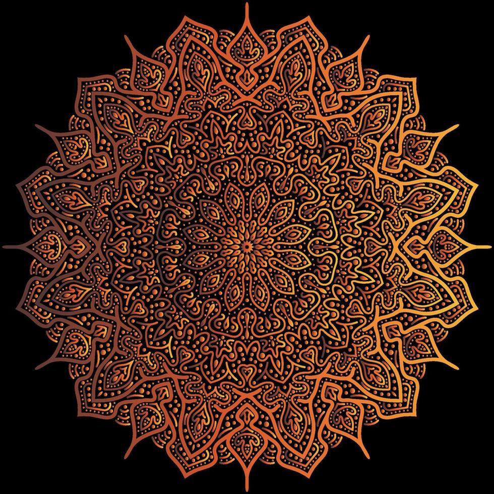 mandala kunst voor sjabloon achtergrond vector