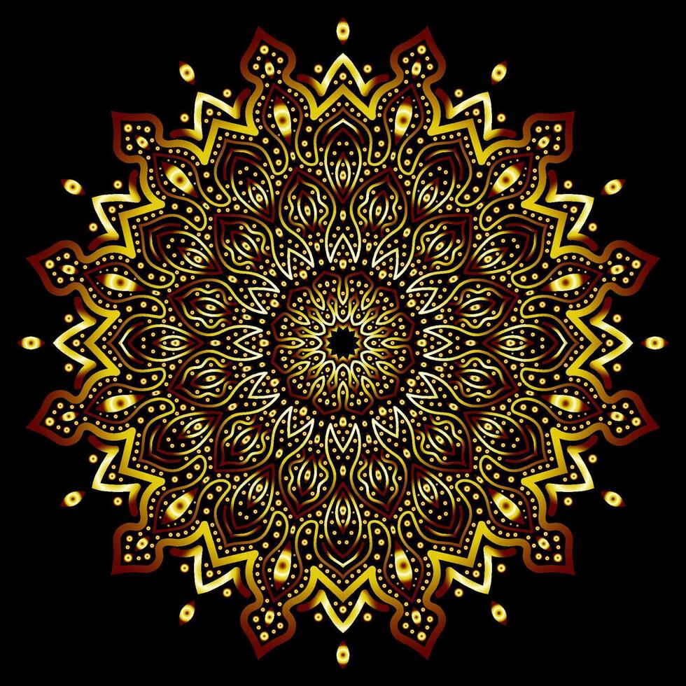 mandala kunst voor sjabloon achtergrond vector