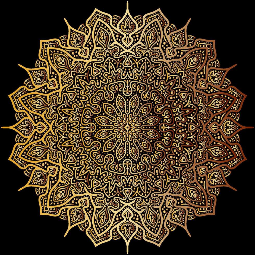 mandala kunst voor sjabloon achtergrond vector