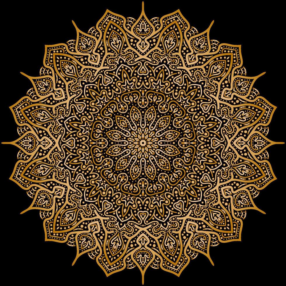 mandala kunst voor sjabloon achtergrond vector