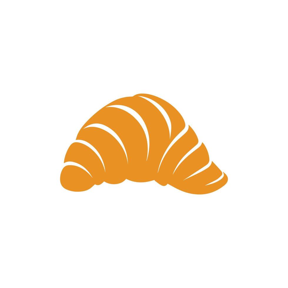 croissant icoon. bakkerij en gebakje thema. geïsoleerd ontwerp. illustratie vector