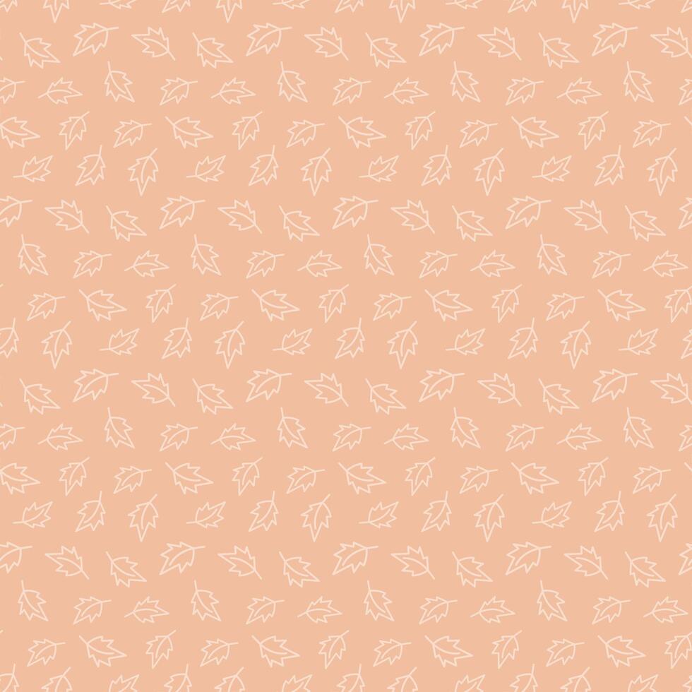 contour tekening herfst bladeren naadloos patroon in modieus zacht tinten abstract achtergrond structuur isoleren eps achtergrond, omhulsel of behang, affiches, banier, brochures of web, prijs label, etiket ontwerp vector