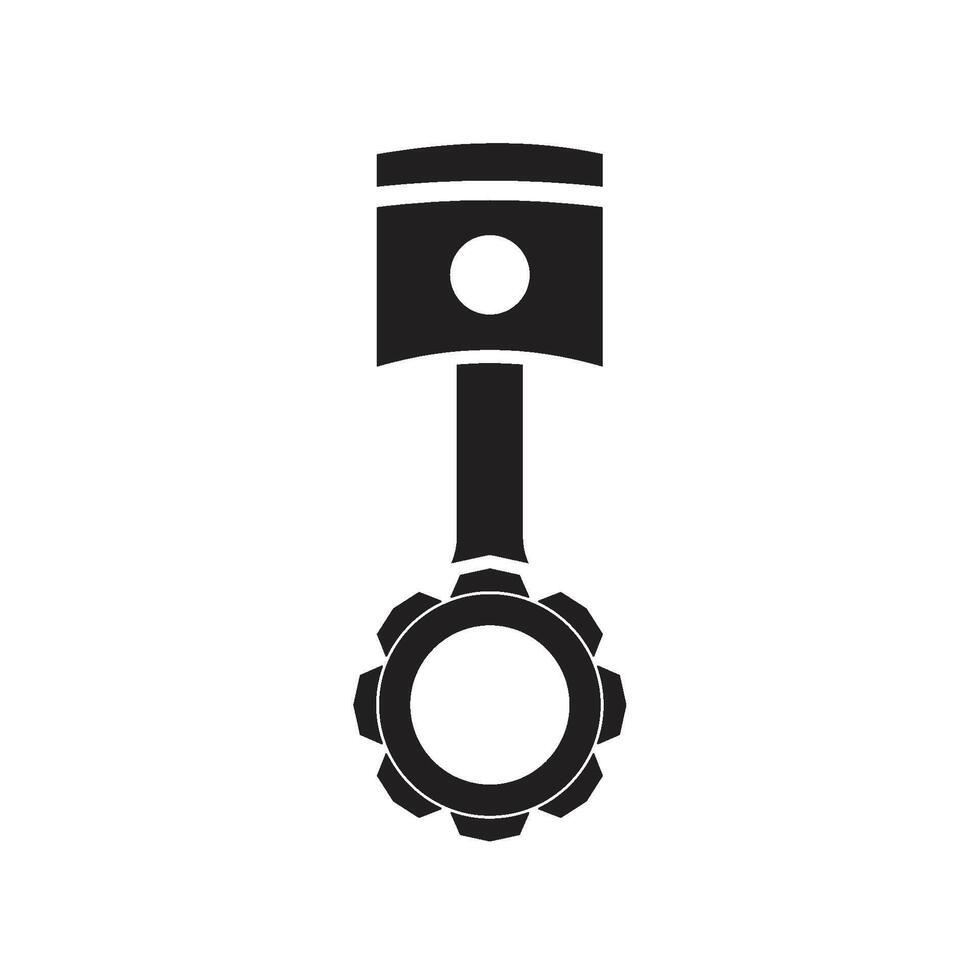 zuiger icoon logo vector