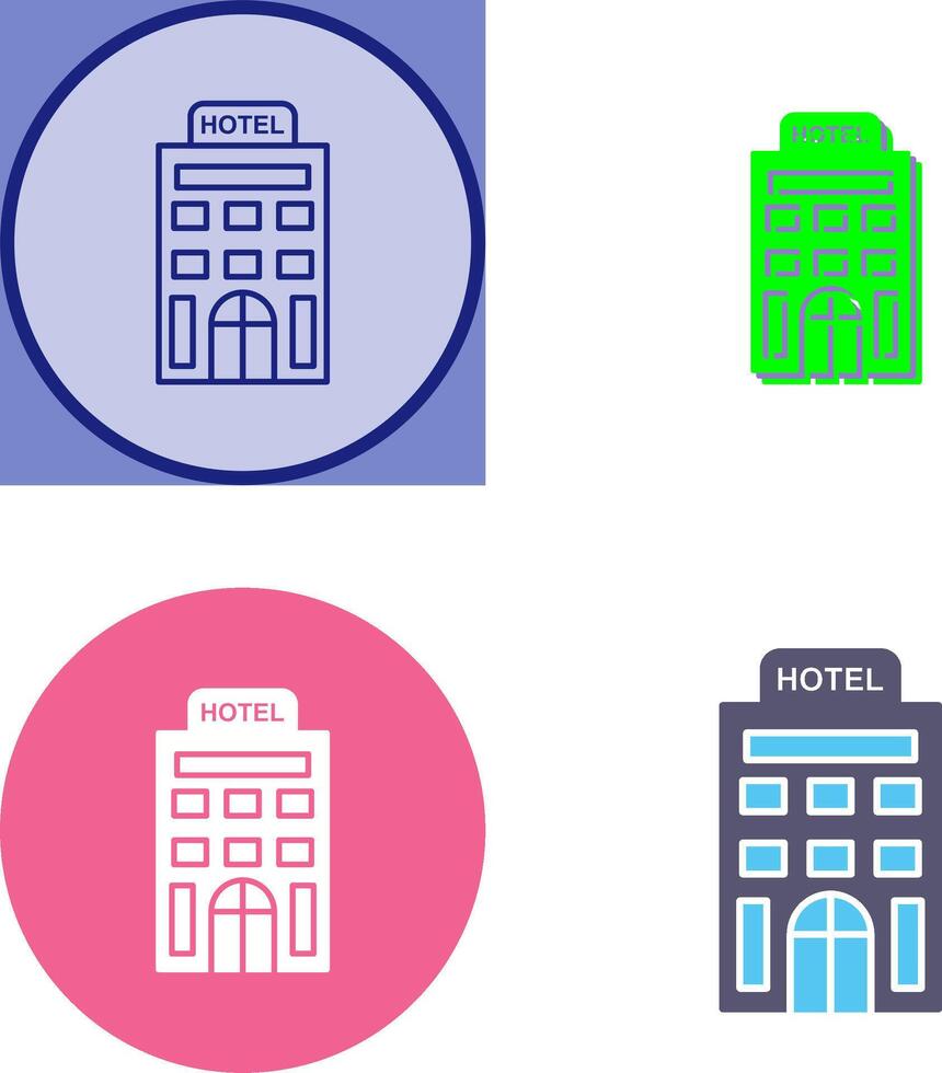 hotel icoon ontwerp vector