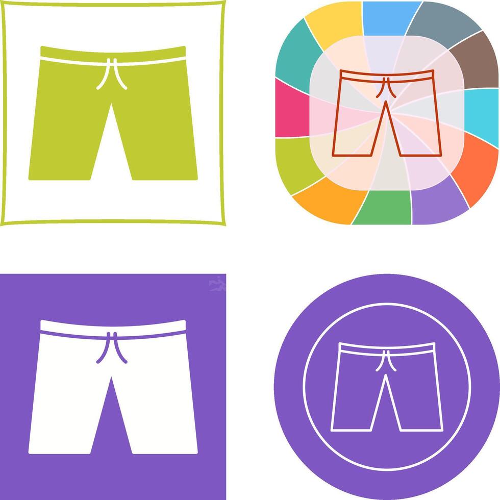 shorts icoon ontwerp vector