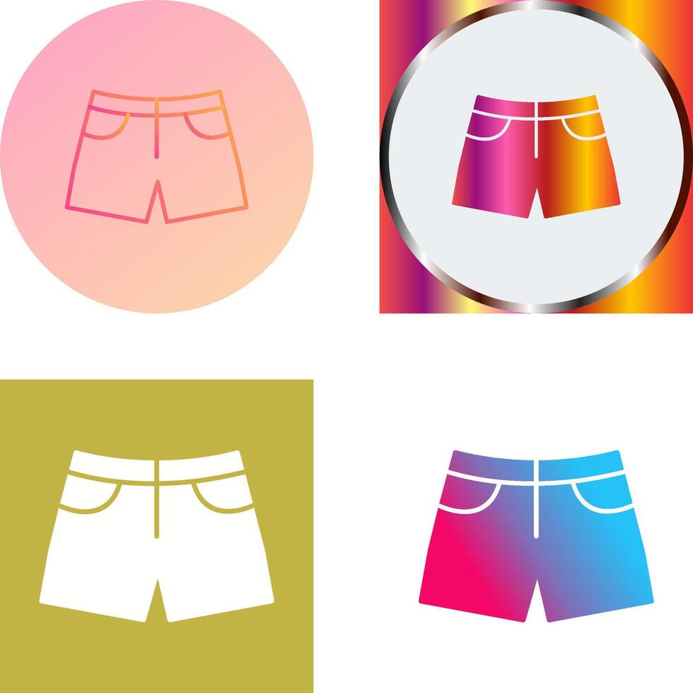 shorts icoon ontwerp vector