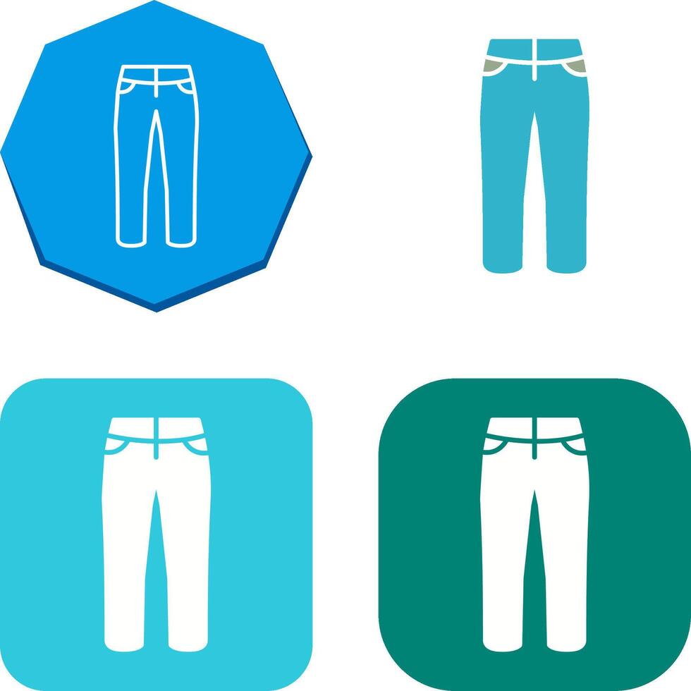 broek icoon ontwerp vector