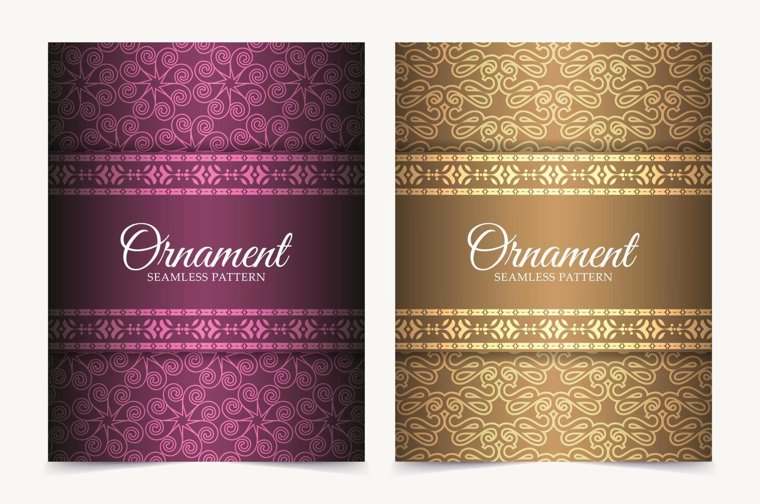 premium patroon textuur menu ontwerp vector