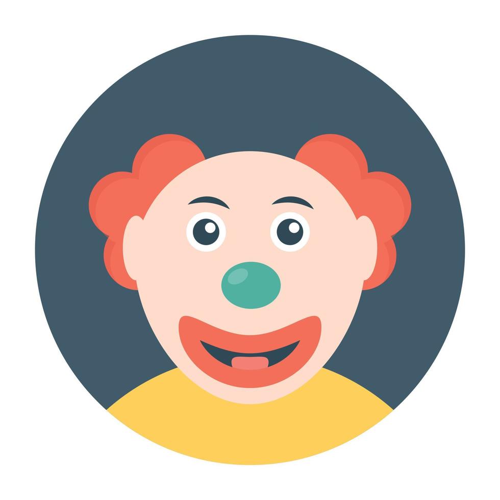 Auguste Clown Concepten vector