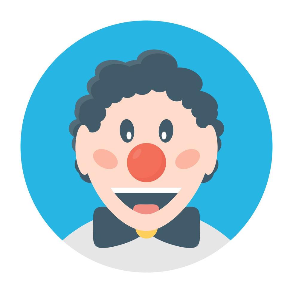 circus clown concepten vector