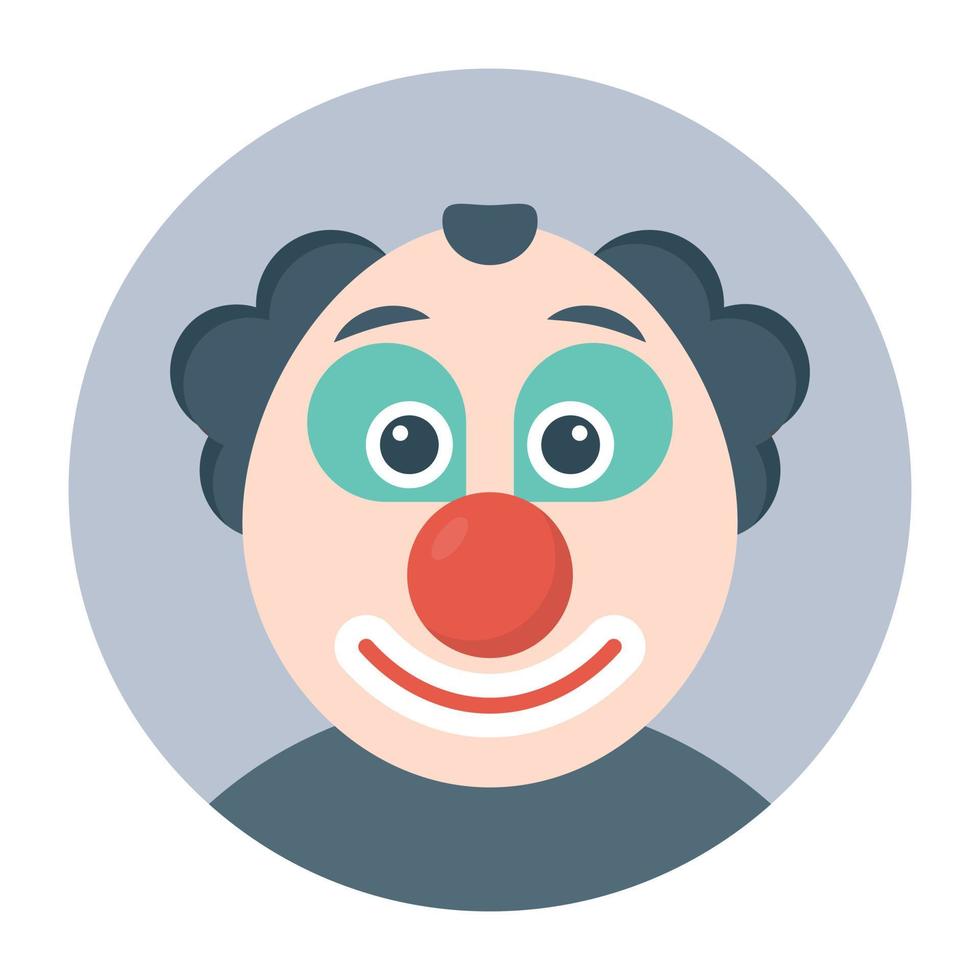 circus clown concepten vector